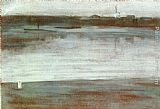 James Abbott McNeill Whistler Symphony in Grey Early Morning, Thames painting